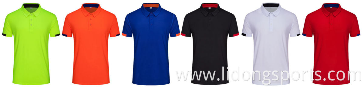 Custom Logo Design Men's Polo Tshirt Golf Tshirts Made in China